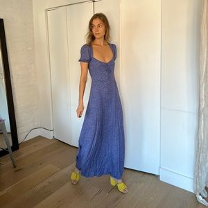 Reformation purple maxi dress